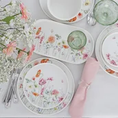 Serwisy obiadowe - Serwis obiadowy na 12 osób porcelanowy GARDENO - miniaturka - grafika 1