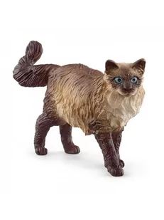 Schleich Farm World Figurka Kot rasy ragdoll SLH13940 SLH13940 - Figurki dla dzieci - miniaturka - grafika 2