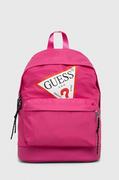 Plecaki szkolne i tornistry - Guess plecak dziecięcy kolor różowy duży z nadrukiem - miniaturka - grafika 1
