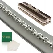 Bransolety męskie - Gruba Męska Bransoletka Ankier Srebro 925 23Cm/8,5Mm Szeroka Prezent+Gratis - miniaturka - grafika 1