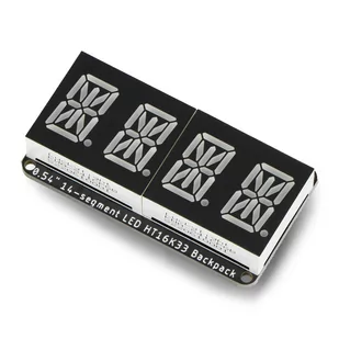 Wyświetlacz alfanumeryczny 0,54'' 4-znakowy - czerwony - STEMMA QT / Qwiic - Adafruit 1911 - Podzespoły elektroniczne - miniaturka - grafika 1