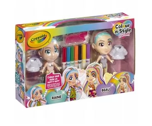 Crayola Colour&Style Tęczowe bliźniaczki - Zabawki kreatywne - miniaturka - grafika 1