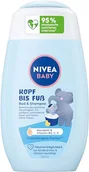 Kosmetyki kąpielowe dla dzieci - NIVEA BABY Head bis FUSS kąpiel & szampon 200 ml - miniaturka - grafika 1