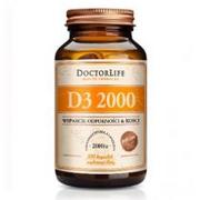 Witaminy i minerały - Doctor Life Doctor Life D3 2000 cholekalcyferol z lanoliny 2000iu suplement diety 250 kapsułek - miniaturka - grafika 1