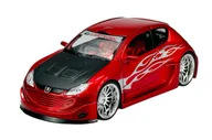 Samochody i pojazdy dla dzieci - WELLY PEUGEOT 206 TUNING CZERWONY 1:24 22486 - miniaturka - grafika 1