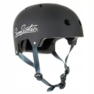 Kask SLAMM LOGO skate czarny na hulajnogę L-XL - Kaski rowerowe - miniaturka - grafika 1