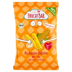 Fruchtbar Chrupki kukurydziane, serowe BIO, po 12 miesiącu 30 g - Przekąski dla dzieci - miniaturka - grafika 1