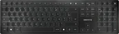 Klawiatury - CHERRY KW 9100 SLIM klawiatura RF Wireless + Bluetooth AZERTY Francuski Czarny - miniaturka - grafika 1