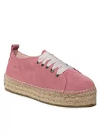 Espadryle damskie - Manebi Espadryle Sneakers D R 3.4 E0 Różowy - miniaturka - grafika 1