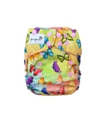 Pieluchy - Pieluszka wielorazowa kieszonka, MOTYLE, mikropolar, rozmiar One Size 5-15 kg, PUPUS - miniaturka - grafika 1