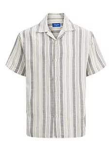 Bestseller AS JORCABANA Koszula męska w paski SS LN, Navy Blazer, XXL, granatowy blezer, XXL - Koszule męskie - miniaturka - grafika 1