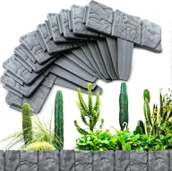 Ogrodzenia - Palisada ogrodowa Heckermann H-250 Grafitowa - miniaturka - grafika 1