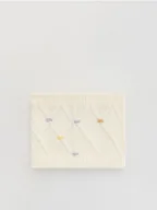 Apaszki i szaliki damskie - Reserved - Komin z supełkami - złamana biel - miniaturka - grafika 1