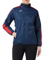 Kurtki i płaszcze dla dziewczynek - Joma Champion IV kurtka przeciwdeszczowa, zagłówek, damski rozmiar uniwersalny, granatowy/czerwony - miniaturka - grafika 1