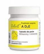 Suplementy i witaminy dla psów - Dolfos Dolvit Fosforan Wapnia Ad3E Mini 90 Tabletek - miniaturka - grafika 1