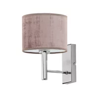 Lampy ścienne - Welurowa oprawa ścienna do sypialni TEGU VELUR w stylu glamour  - miniaturka - grafika 1