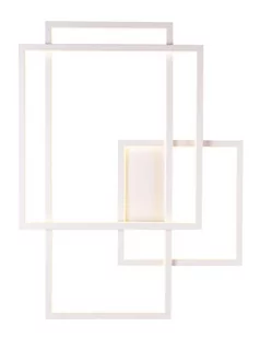 Maxlight Kinkiet Geometric New W0234 nowoczesna oprawa ścienna w kolorze białym W0234 - Lampy ścienne - miniaturka - grafika 1