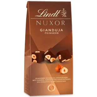LINDT praliny Nuxor Gianduja Feinherb gorzka czekolada 103g - Bombonierki i czekoladki - miniaturka - grafika 1