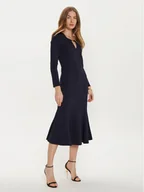 Sukienki - Rinascimento Sukienka koktajlowa CFC0121444003CFC0121444003 Granatowy Regular Fit - miniaturka - grafika 1