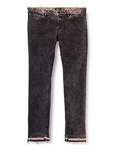 Spodnie męskie - Just Cavalli Spodnie męskie z 5 kieszeniami, 900 czarny, 33W UK - grafika 1