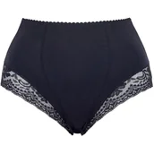 Majtki damskie - Figi Damskie Bawełniane Majtki Bielizna Wyszczuplająca Mitex ELA SUPER Czarne 7XL - miniaturka - grafika 1