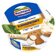Sery - Hochland Kremowy serek twarogowy kanapkowy z chrzanem 130 g - miniaturka - grafika 1