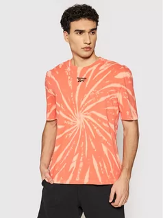 Koszulki i topy damskie - Reebok T-Shirt Unisex Classics Tie-Dye GL9756 Pomarańczowy Loose Fit - grafika 1