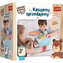 Trefl Kasa drewniana Kasujemy, sprzedajemy - Zabawy w naśladowanie dorosłych - miniaturka - grafika 1