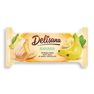 Ciastka - Delisana Ciastka z galaretką bananową w białej czekoladzie 135g - miniaturka - grafika 1