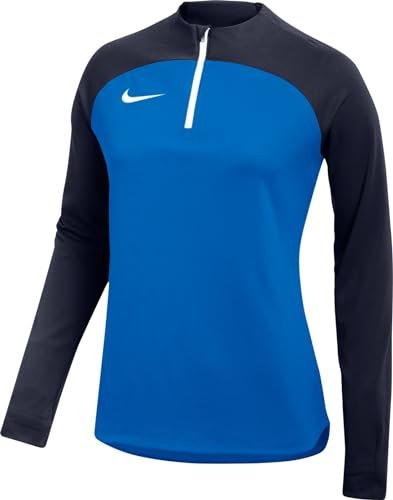 NIKE Damski top W Nk Df Acdpr Dril K z długim rękawem, Królewski błękit/obsydian/biały, XS