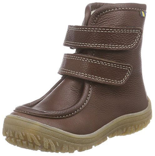 Kavat FAGERVIK dziecięce kozaki z krótką cholewką, brązowy - brązowy 19 Darkbrown - 27 EU