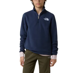 Bluza polarowa dla dzieci The North Face Glacier 1/4 Zip NF0A8CVG r.M - Bluzy męskie Bluza polarowa dla dzieci The North Face Glacier 1/4 Zip NF0A8CVG r.M - Bluzy męskie - miniaturka - grafika 1