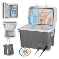Lodówki turystyczne - Lodówka Samochodowa Turystyczna Z Funkcją Grzania 12V 230V XXL 35L - miniaturka - grafika 1