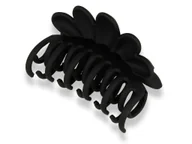 Ozdoby do włosów - Orientana, Klamra spinka do włosów podwójna czarna - miniaturka - grafika 1