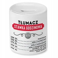 Skarbonki - Dla Tłumacza Skarbonka na Urodziny na Prezent z Nadrukiem ze Zdjęciem + Opakowanie na prezent (wzór 02) - miniaturka - grafika 1