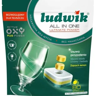 Ludwik Alli in One Ultimate Power Tabletki do zmywarki Lemon 80 szt. - Środki do zmywarek - miniaturka - grafika 1