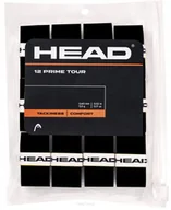 Tenis ziemny - Owijki tenisowe wierzchnie Head Prime Tour x12 czarne - miniaturka - grafika 1