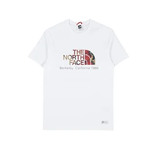 THE NORTH FACE Berkeley California Shirt TNF White-Antelope Tan Ice Dye Print L - Koszulki męskie - miniaturka - grafika 1