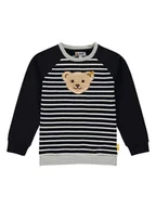 Bluzy i sweterki niemowlęce - Steiff Bluza w kolorze granatowym - miniaturka - grafika 1