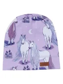 Czapeczki dla niemowląt - Walkiddy Czapka beanie w kolorze fioletowym - miniaturka - grafika 1