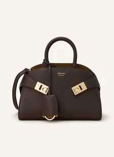 Ferragamo Torebka Hug Mini braun - Torebki damskie - miniaturka - grafika 1