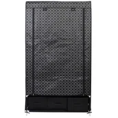 Meble modułowe i akcesoria - Garderoba szafa tekstylna z 3 szufladkami 88x50x160 cm Orient - miniaturka - grafika 1