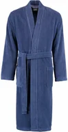 Szlafroki damskie - Cawo Szlafrok męski Luxury Basics Blue - miniaturka - grafika 1