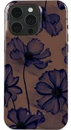 Burga Etui Velvet Night Tough z MagSafe do iPhone 15 Pro, brązowo-granatowe - Etui i futerały do telefonów - miniaturka - grafika 1
