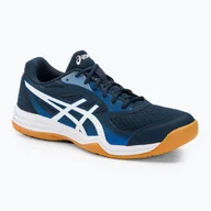 Buty sportowe męskie - Buty do squasha męskie ASICS Upcourt 5 french blue/white - miniaturka - grafika 1