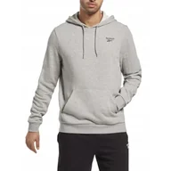 Bluzy sportowe męskie - Bluza na co dzień męska REEBOK z kapturem - miniaturka - grafika 1