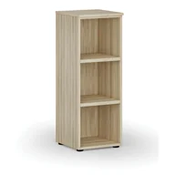 Regały biurowe - Regał biurowy PRIMO WOOD, 1087 x 400 x 420 mm, dąb naturalny - miniaturka - grafika 1