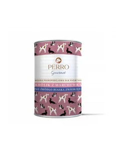 PERRO Gourmet Królik z marchewką 400g monobiałkowa karma dla dorosłych psów - Mokra karma dla psów - miniaturka - grafika 1