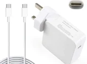 Ładowarki do telefonów - Ładowarka zasilacz USB typ C 65W do Apple MacBook - miniaturka - grafika 1