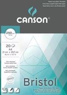 Podobrazia, bloki, papiery - Canson Blok Bristol A4 250g 20 ark C200457120 - miniaturka - grafika 1